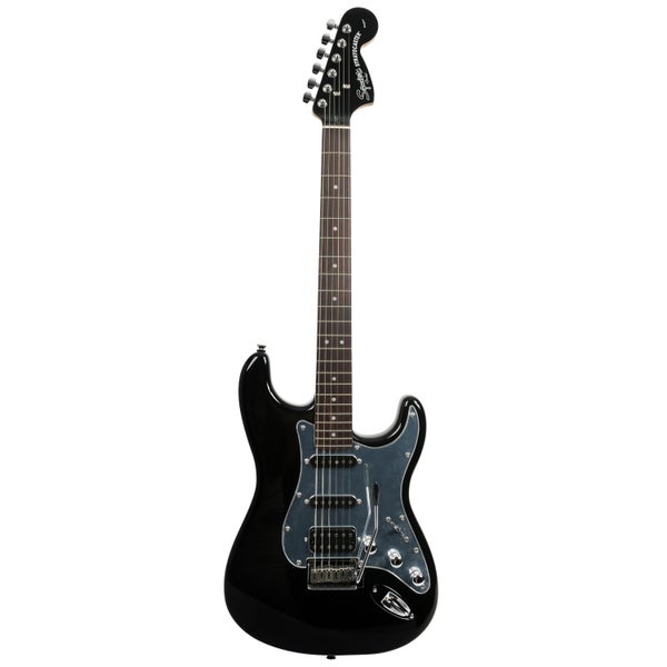 Squier Black and Chrome Standard Stratocaster HSS electric g | Bax